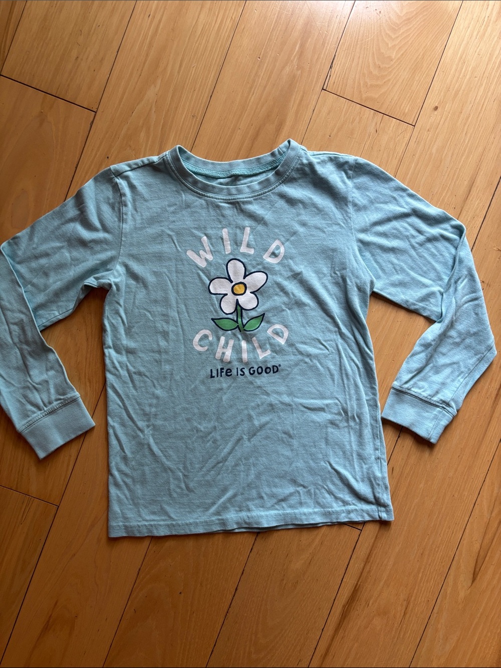 Life Is Good Light Blue 'Wild Child' Long-Sleeve Tee